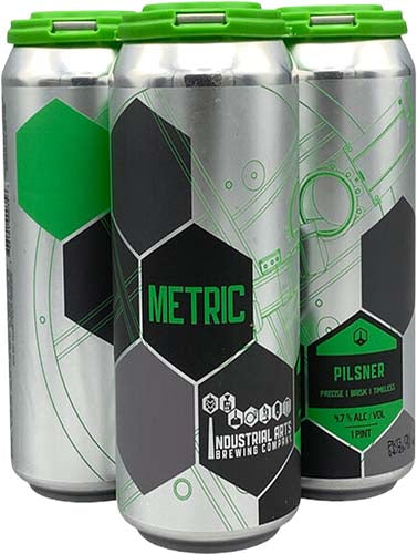 INDUSTRIAL ARTS METRIC PILSNER 4PK CANS