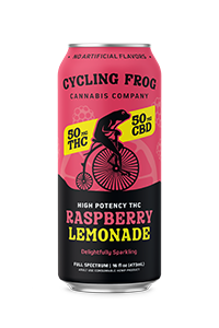 Cycling Frog Raspberry Lemonade 50MG 4pk Can