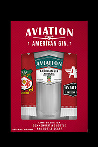 Aviation Gin Batch Distilled Wrexham Label & Scarf VAP