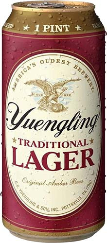 YUENGLING LAGER 6PK CAN 16OZ