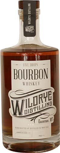 WILDRYE FIVE DROPS MONTANTA BOURBON WHISKEY