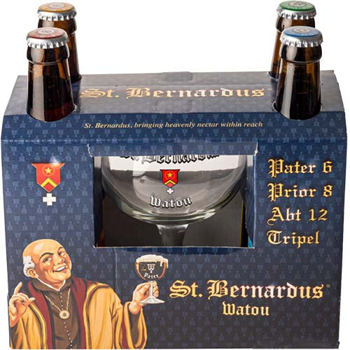 ST BERNARDUS GIFTPL 1 GLASS 6PK