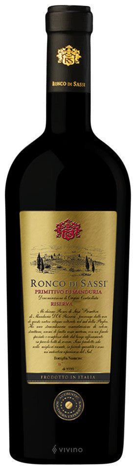Ronco Di Sassi Primitivo Malbec Blend 2022
