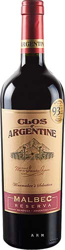 CLOS D ARGENTINE MALBEC