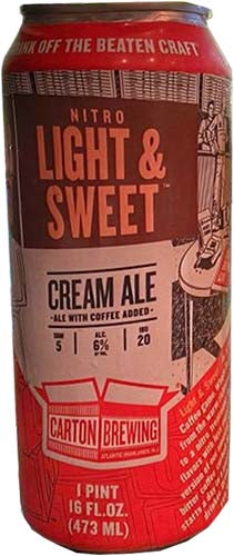 CARTON NITRO LIGHT& SWEET CREAM ALE 4PK