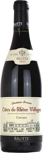 BROTTE - COTES DU RHONE VILLAGE CAIRANNE
