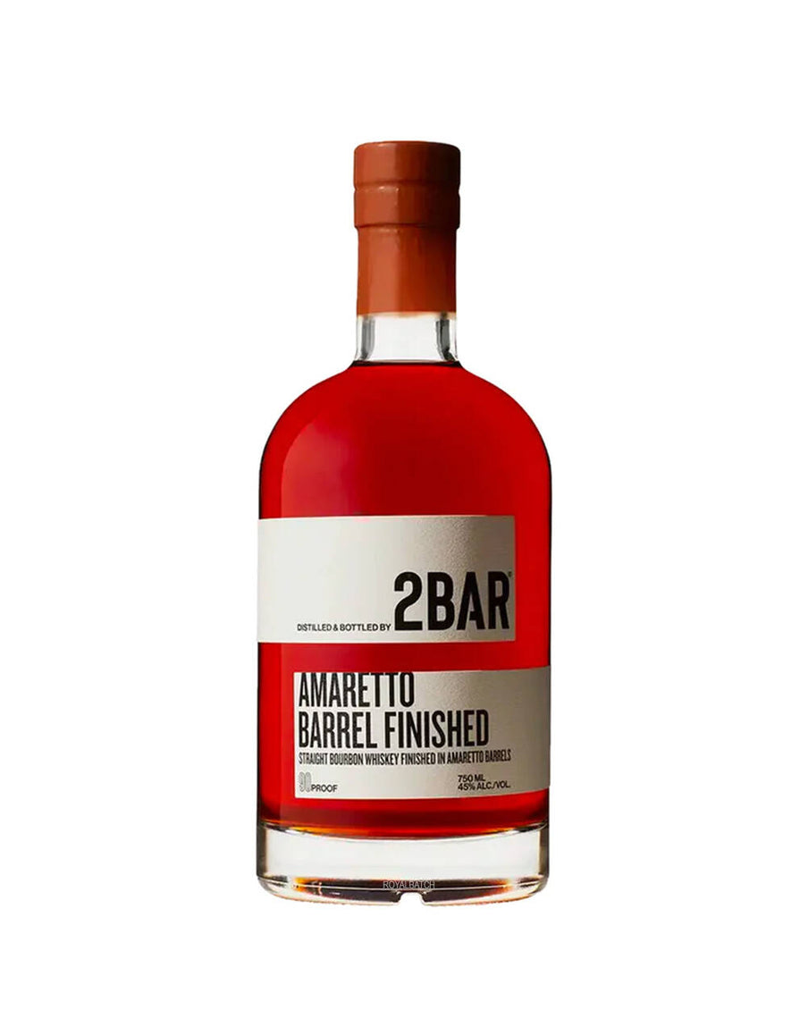 2Bar Amaretto Barrel Finished Straight Bourbon Whiskey