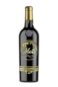 NY Mets Cabernet Sauvignon Gold Etched