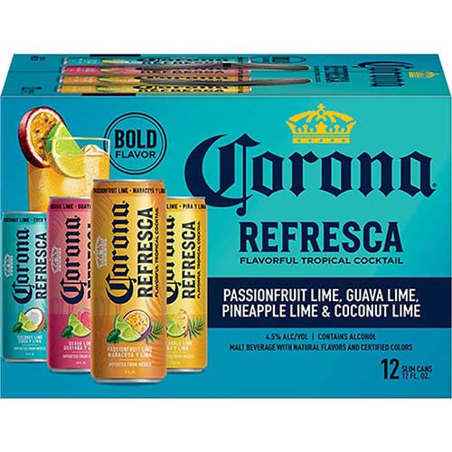 CORONA REFRESCA VARIETY PACK 12 PK CAN
