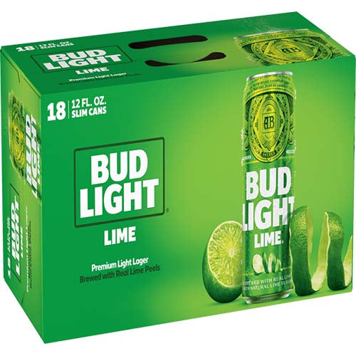 BUD LIGHT LIME18 PK CANS
