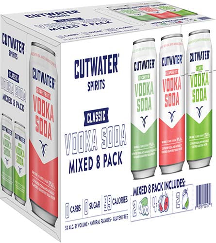 CUTWATER VARIETY 8PK CANS