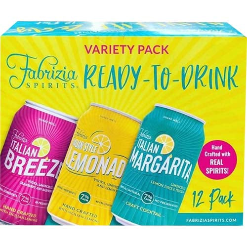 FABRIZA VARIETY 4PK CANS