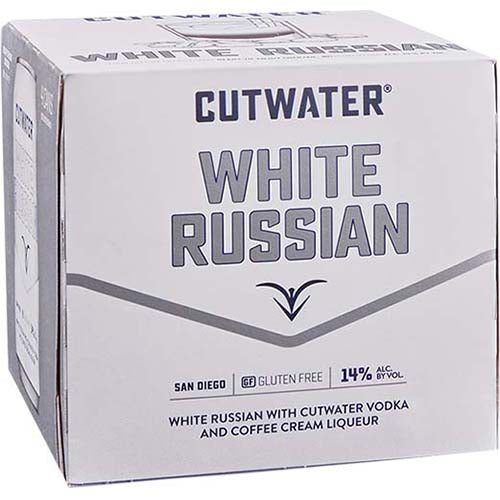 CUTWATER WHITE RUSSIAN 4PK CANS