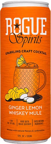 ROGUE SPARKLING GINGER LEMON WHISKY MULE 4PK