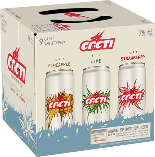 CACTI SELTZERS VARIETY12PK