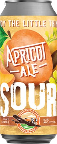 CONNECTICUT VALLEY APRICOT SOUR 4PK CAN