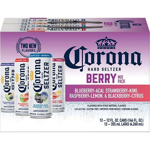 CORONA SELTZERS VARIETY PK # 2 12PK
