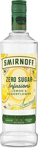 SMIRNOFF ZERO LEMON ELDER FLOWER