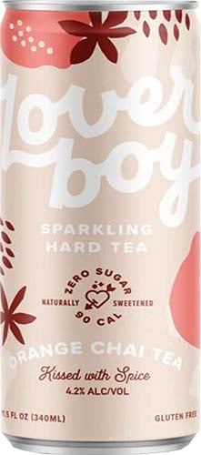 LOVER BOY SPARKLING HARD TEA ORANGE CHAI 6PK CAN
