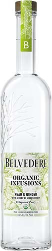 BELVEDERE ORGANIC FUSIONS PEAR & GINGER VODKA