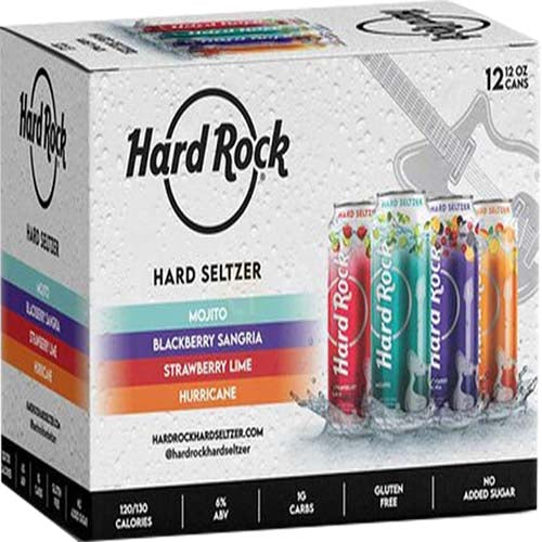 HARD ROCK HARD SELTZER VARIETY 12PK