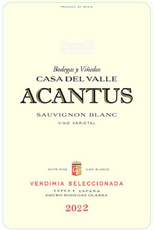 Bodegas y Viñedos Casa Del Valle Sauvignon Blanc Vendimia Seleccionada Acantus, Liquor Cave
