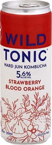 Wild Tonic Strawberry 4Pk Cans