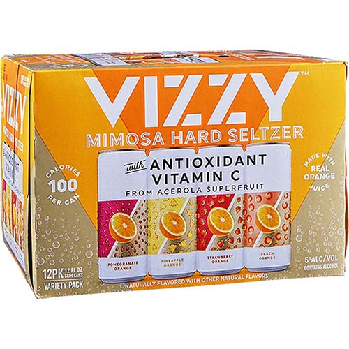 VIZZY MIMOSA HARD SELTZER 12PK