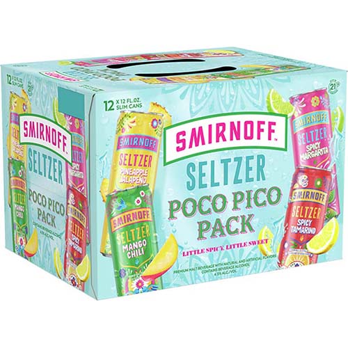 SMIRN OFF SELTZER POCO 12 PK CANS