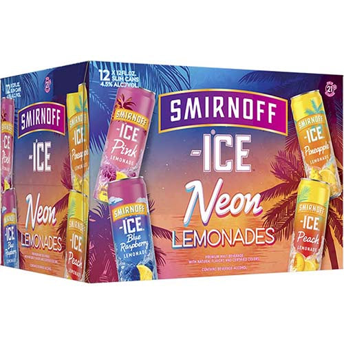 SMIRNOFF ICE NEON LEMONDADE 12PK – Liquor Cave