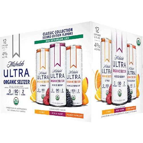 MICHELOB ULTRA ORGANIC SELTZER ESSENTIAL COLLECTION 12 PK C