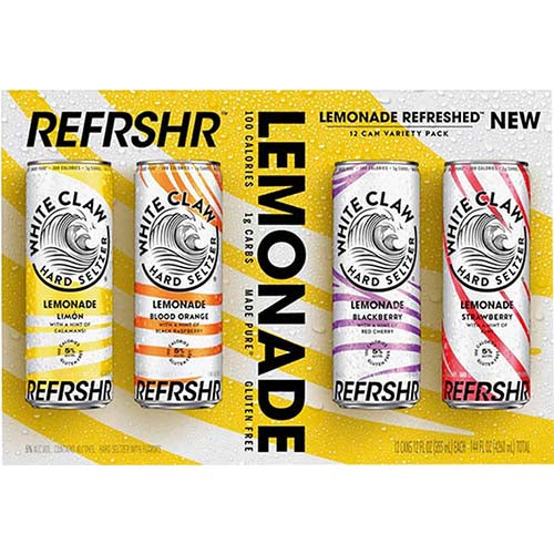 WHITE CLAW LEMONADE VARIETY 12 K