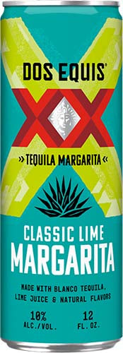 DOS EQUIS CLASSIC LIME MARGARITA 4PK CANS