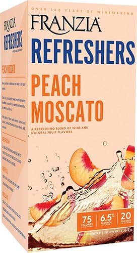 FRANZIA REFRESHERS PEACH MOSCATO