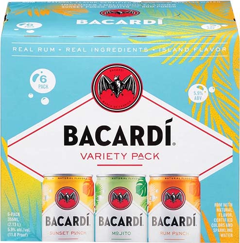 BACARDI VARIETY 6PK