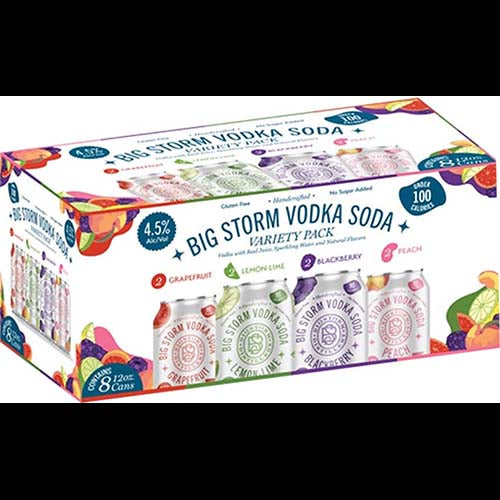 BIG STORM VODKA SODA 8PK