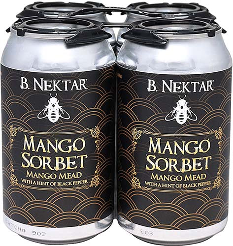 B NEKTAR MANGO SORBET 4PK