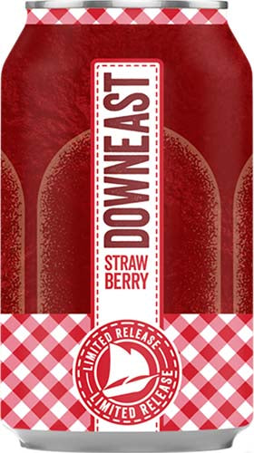 DOWNEAST STRAWBERRY 4 PACK CANS