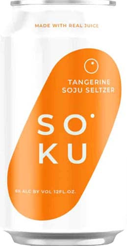 Soku Tangerine Soju Cocktail 4Pk Cans