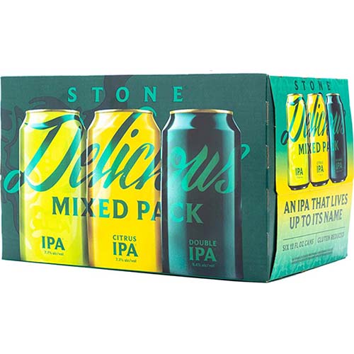 Stone Delicious Mixed Ipa 6Pk Can