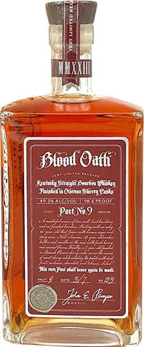 BLOOD OATH PACT #9 BOURBON
