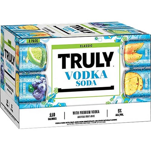 TRULY CLASSIC VODKA SODA 8PK