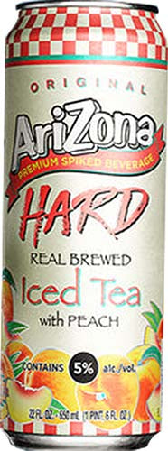 ARIZONA HARD PEACH TEA 12PK CAN