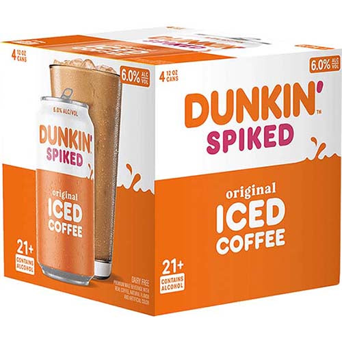 DUNKIN SPIKED ICE TEA 4PK CANSK