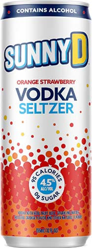 SUNNY D STRAWBERRY SELTZER 4PK