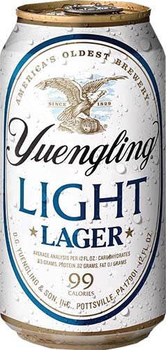 YUENGLING LIGHT 24PK CANS