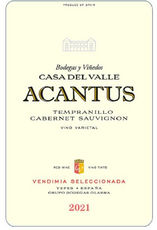 Bodegas y Viñedos Casa Del Valle Vendimia Seleccionada Acantus Vino Tinto, Liquor Cave
