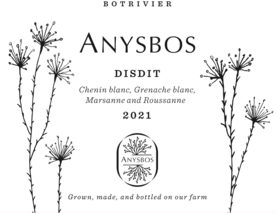 Anysbos Chenin Blanc Roussanne Grenache Blanc Disdit Bot River, Liquor Cave