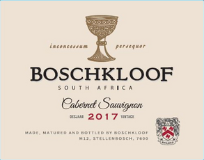 Boschkloof Cabernet Sauvignon Stellenbosch, Liquor Cave
