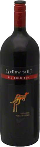 YELLOW TAIL BIG BOLD RED